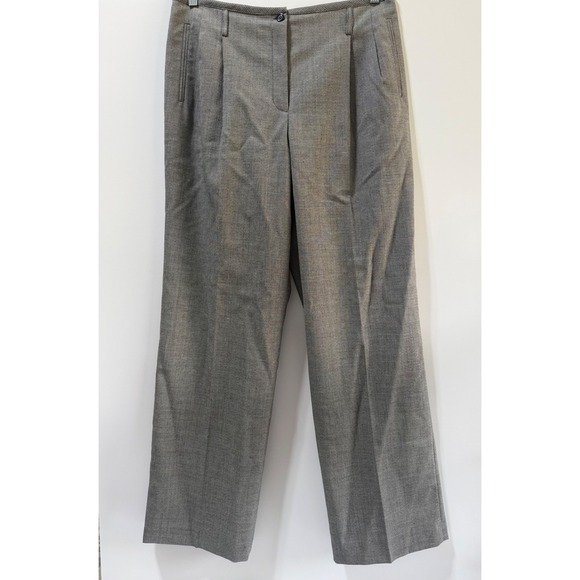 Harve Benard Pants - Harve' Benard by Holtzman Women Y2k 100% Wool Pants Business Casual Pleat